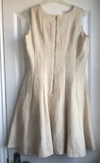Cream occasion dress - sz 14