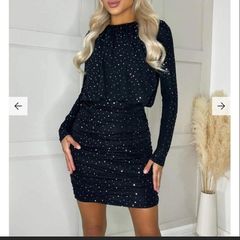 BNWT AX Paris Navy Party Dress