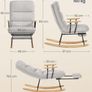 Rocking Recliner Chair with Pull-Out Footrest Image 5