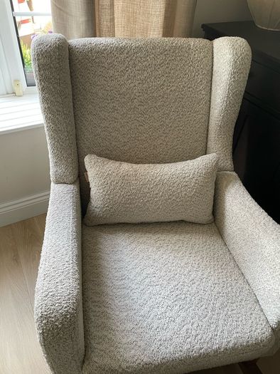Harper Wingback Rocking Chair & Foot Stool