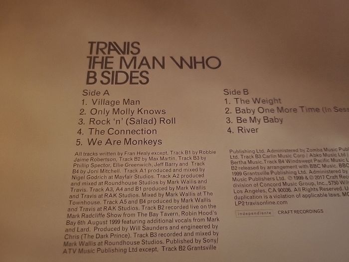 Travis The Man Who deluxe vinyl/cd boxset