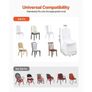 Stretch Spandex Folding Chair Covers, Universal Fitted Chair Cover, Removable Washable Protective Slipcovers, for Wedding Image 3