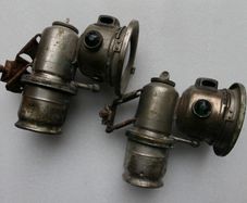 Pair Of Antique Carbide Lamps