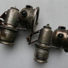 Pair Of Antique Carbide Lamps