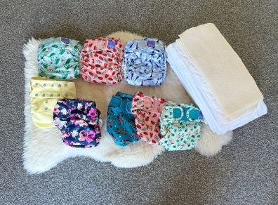Cloth Nappy Stash - Bambino Mio & Smart Bottoms