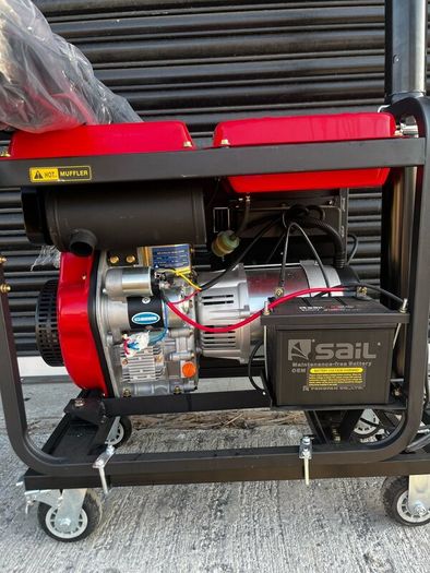 6kW Diesel Generator with 5 meter Lighting Tower