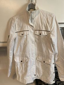 Mint velvet white jacket size medium