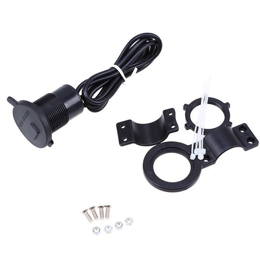 Motorcycle, Scooter, Car, Boat USB Charger with switch. Water and Dust proo