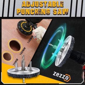 BRAND NEW Adjustable Punching Saw Adjustable Cutting Diameter 45-130MM Easy And Fast Hole Opener Smooth Cutting Woodworking Tools