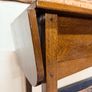 French Rustic Farmhouse Oak Console Table Image 7