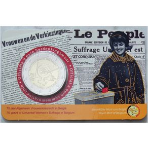 Belgium 2 Euro Brilliant Uncirculated Coin 2023 - 75 years of Women's Suffrage