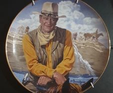 Franklin Mint Limited Edition John Wayne Decorative Plate