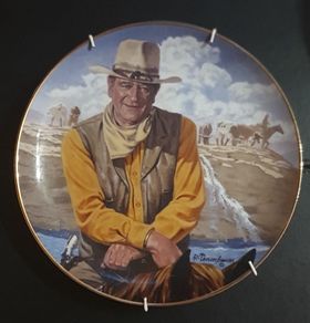 Franklin Mint Limited Edition John Wayne Decorative Plate