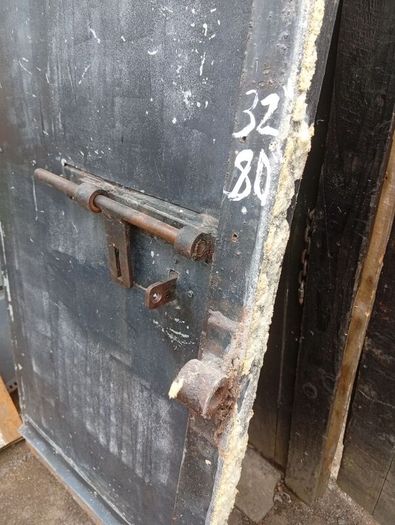 steel shed door+frame