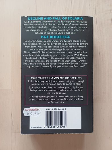 Robots and Empire by Isaac Asimov (Science Fiction Paperback 1996)