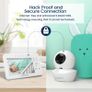 Babysense V43: Video Baby Monitor with 2 Cameras, Non Wifi, Split Screen & Night Light Machine Image 3