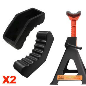 2pcs Car Slotted Lift Jack Stand Rubber Pad Floor Adapter Rail Grip Repair Pads 6 ton Pinch Lifting Universal Tools Frame Safety