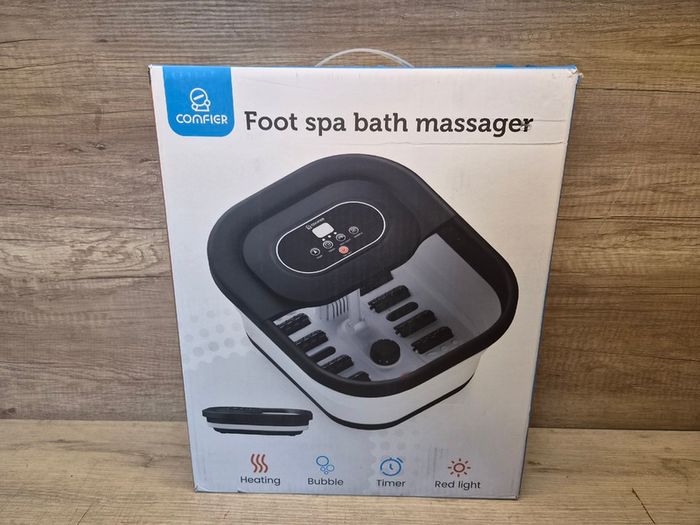 COMFIER Heated Foot Spa Massager, Foot Bath with Vibration