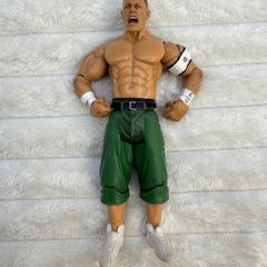 2003 Jakks Pacific WWE John Cena Camo Shorts Figure approx. approx. 7" Ruthless Aggression his arms are too loose Used Please see photos