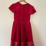 Name It red velvet occasion dress age 11 to 12 years Image 5