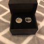 Silver coloured Cuff Links Image 3
