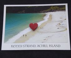 Ireland Postcard : Keem Strand , Achill Island , Co. Mayo