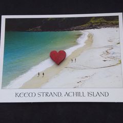 Ireland Postcard : Keem Strand , Achill Island , Co. Mayo