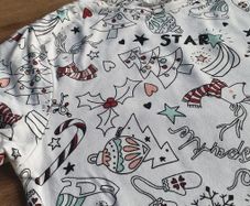 Cool Graffiti Girls Christmas Tshirt Age 11 to 12 Yrs