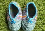 Boys/girls handmade wool  slipper/socks.Would fit shoe size UK11-12