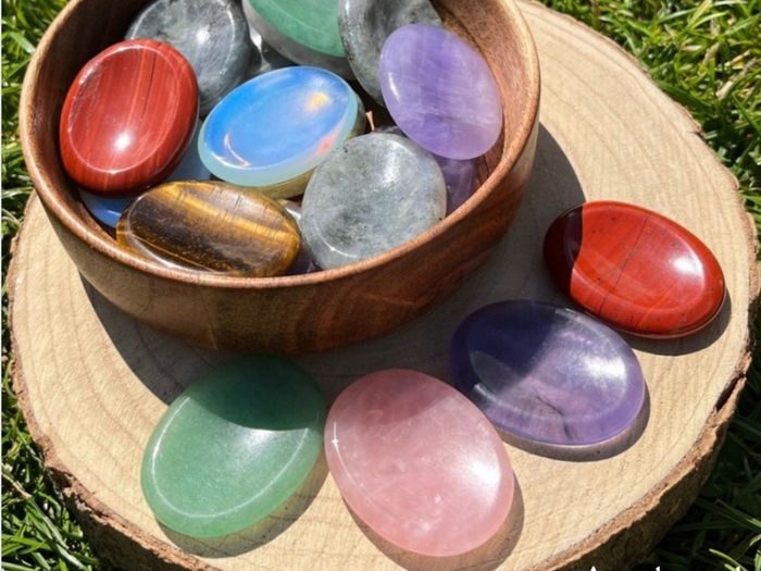 Worry Stones Gemstone Crystal Pocket Fidget Anxiety