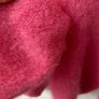 Mohair fuchsia pink oversized v neck sweater Italian brand Tensione In Image 4