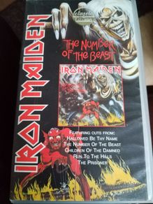 VHS Iron Maiden Classic Albums Number of The Beast