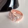 Rose Gold Plated Crystal Ring Image 5