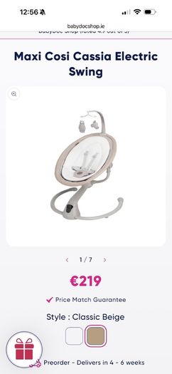 Maxi Cosi Cassia Electric Swing