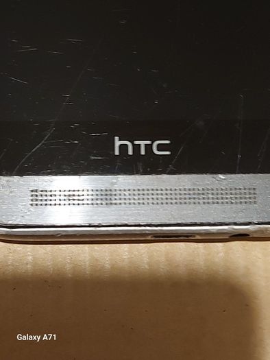 HTC One-M8, 1.8GB Ram, 16GB HDD, O2 network I think, working fine, Does show wear