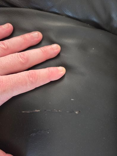 leather couch