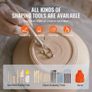NEW SALE | Pottery Wheel 11in Ceramic Wheel Foot Pedal Sculpting Tools Apron 450W Image 5