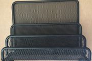 Black Metal Mesh Envelope/ Letter Holder.