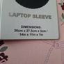 New lap top bag/sleeve pink tag attached Image 4