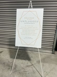 Wedding Poster Sign to Buy with Stand