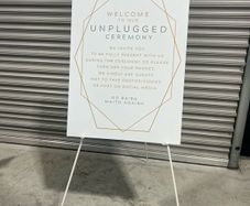 Wedding Poster Sign to Buy with Stand