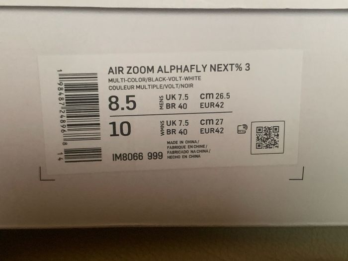 Nike Alphafly 3 Ekiden NEW UK7.5 EUR42