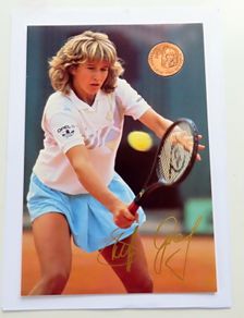 Steffi Graf Vintage official West Germany team Tennis Medal Seoul Olympics 1988