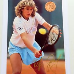 Steffi Graf Vintage official West Germany team Tennis Medal Seoul Olympics 1988