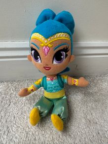 Shimmer & Shine Plush Shine Genie Fisher Price Nickelodeon approx. 10" Dirty Used Please see pictures