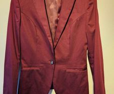 Van Heusen Burgundy Blazer  XS  Brand New