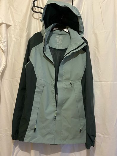 ladies rain jacket waterproof hooded windbreaker