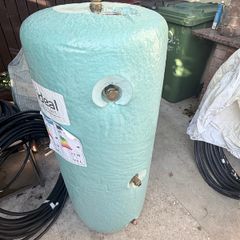Stainless steel Hot water vented cylinder.