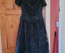 Vintage Scott Mcclintock gothic dress
