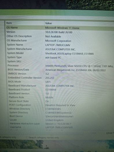 ASUS VivoBook E510MAB Laptop